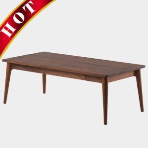 Bay-Max Americian Oak Walnut Solid Wooden Tea Coffee Square End Table