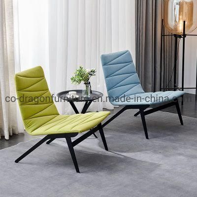 New Design Metal Legs Fabric Lounge Chair for Home Furniture