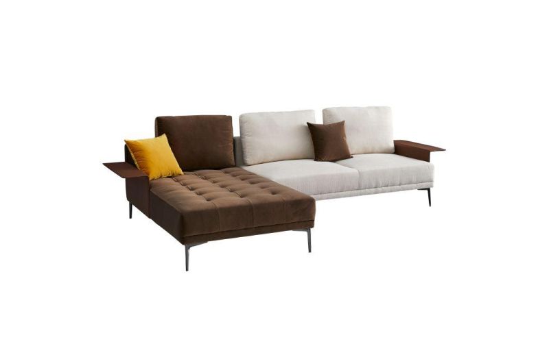 Home Furniture Modern Design Modular L Shape Corner Fabric Sofa