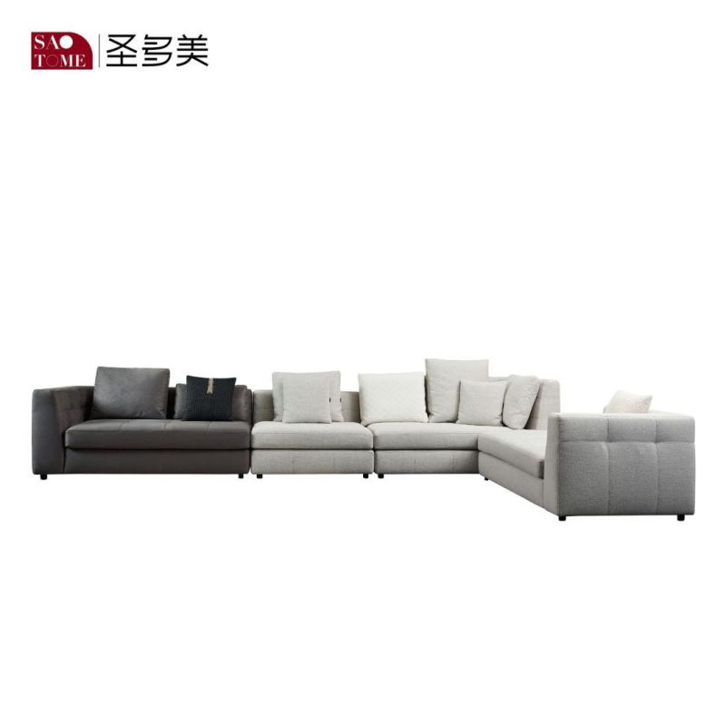 Modern Wood Carton Packed 4440*1830*700mm Foshan, China L Shape Sofa