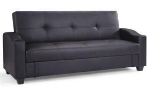 Modern Folding Sofa Bed with Storage and Cup-Holder (WD-718)