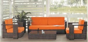 Outdoor Rattan Wicker Sofa Set Modern Design Sofa