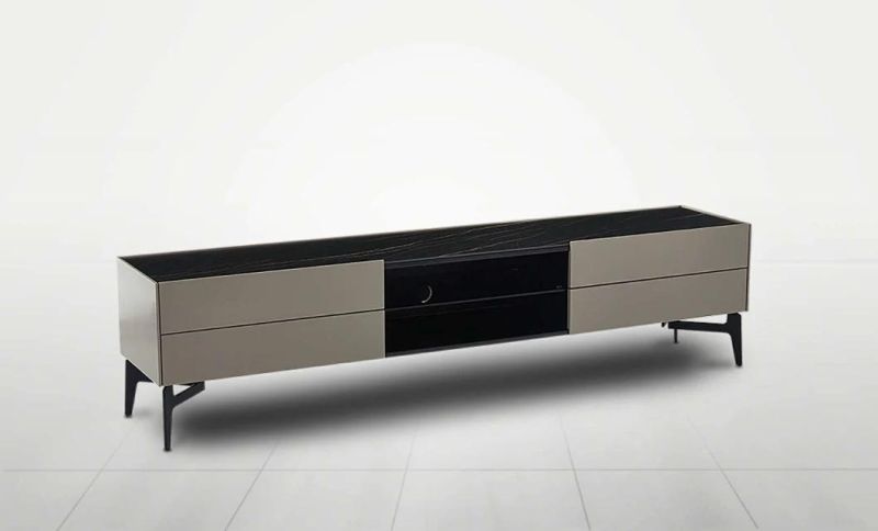 Fd772 Wooden TV Stand, Latest Design TV Stand in Home and Hotel Furniture Customized