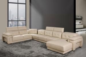 2018 Leather Sofa with Functioal Headrest