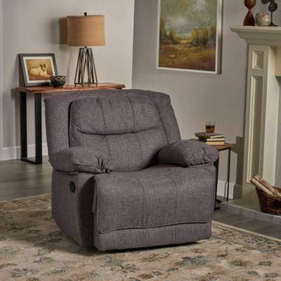 Linen Fabric Home Furniture Manual Recliner Sofa Luxury Modern Simple Design Style European Office Chair for Living Room Sofa