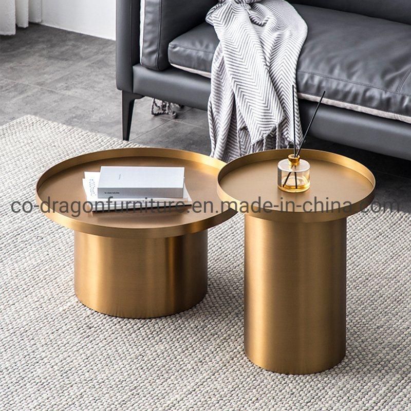 Hot Sale Living Room Furniture Metal Coffee Side Table Group