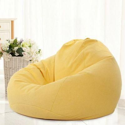 Soft Drop Shaped Lazy Pear Bean Bag for Adults Sofa Chair Unfilled Bean Bag Cover