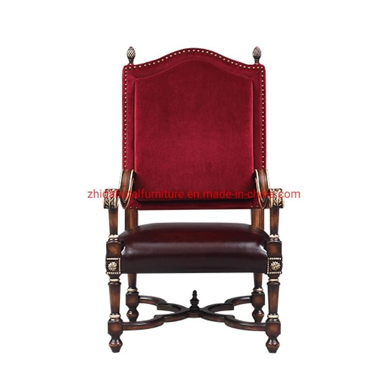 Antique Foshan Factory Hotel Reception Area Chair for Living Room