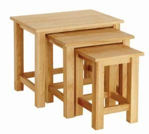 Nest Table/ Solid Oak Nest Table/ Wooden Furniture