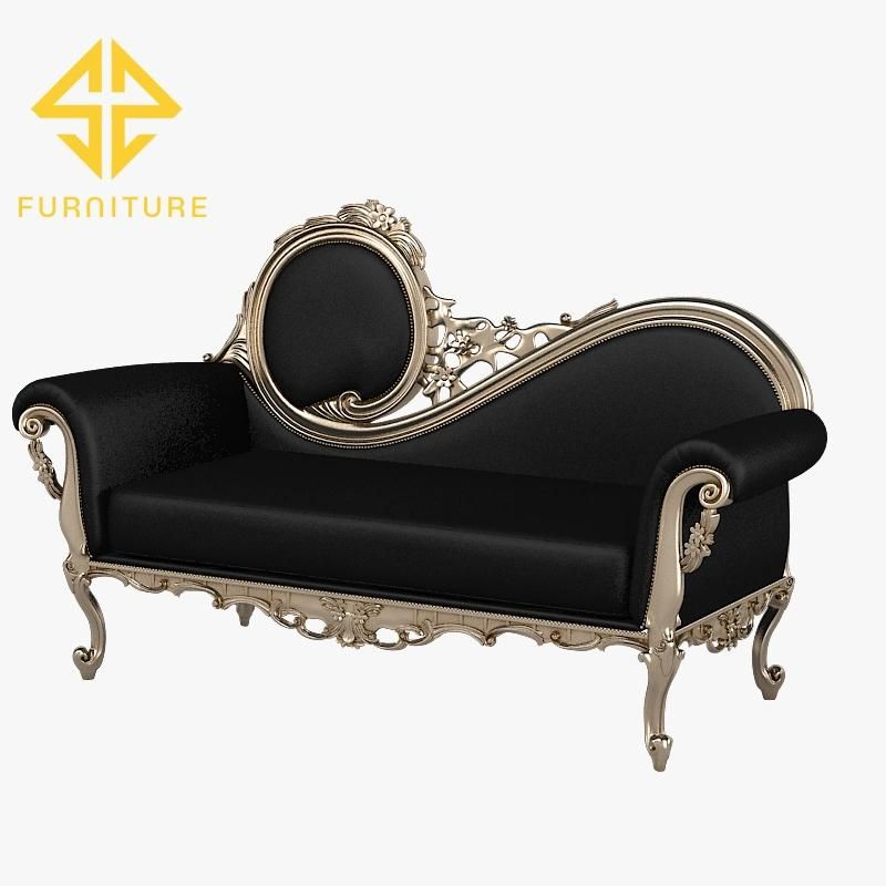 Sawa New Design Luxury Solid Wood 3-Seater Sofa Treasure Seat