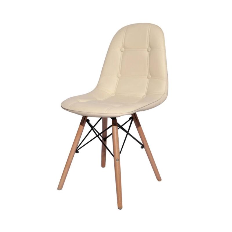 Hot Sale Modern Comfortable Wood Frame Beauty Dining Chair