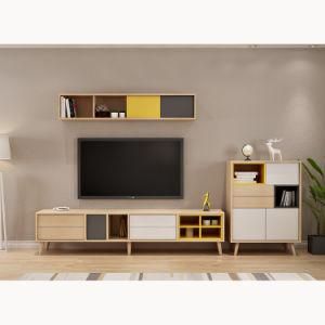 Modern Design Showcase Cabinet Storage MFC Wall Hanging TV Cabinet for Living Room Furniture