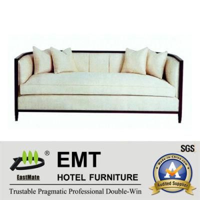 Modern Competitive Stylish Hot Selling Solid Wood Sofa Set (EMT-SF17)