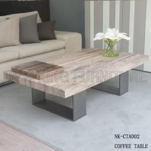 New Modern Wooden Coffee Table with Simple Natural Style (NK-CTA002)