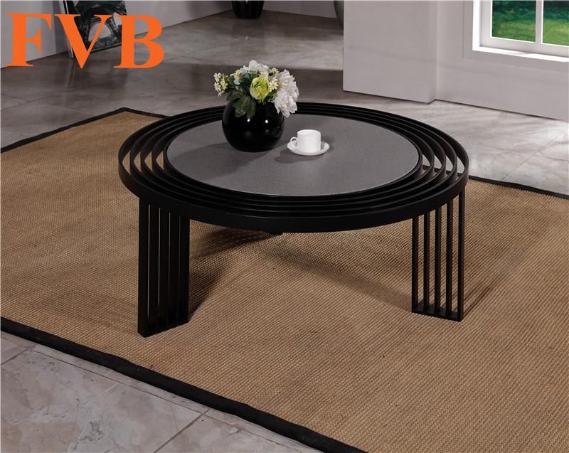 Classical Coffee Table with Antique Bronze Finish in Stock