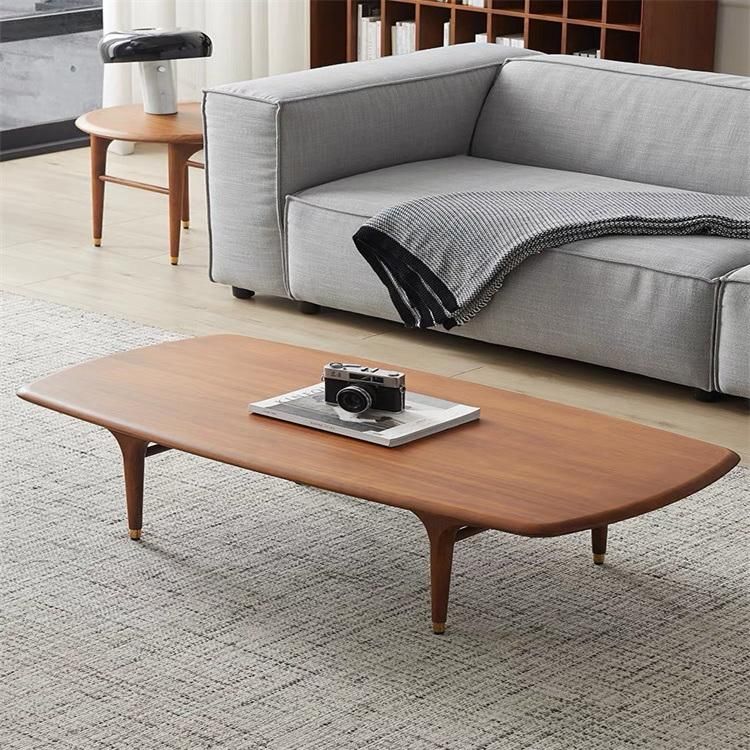 Nordic Japanese Style Solid Wood Small Apartment Boxwood Coffee Table