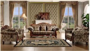 European Antique Home Furniture Fabric Sofa E16