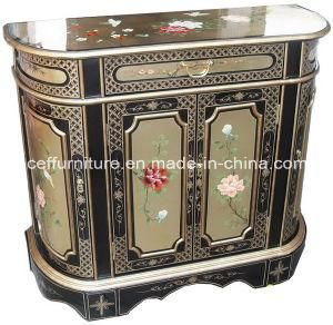 Antique Hand Painted Lacquer Drawer Decoration Chinese Cabinet