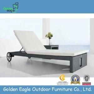 New Design UV-Resistant PE Rattan Outdoor Lounger