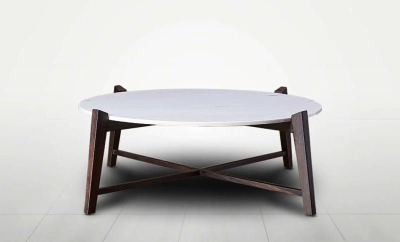 CT131A Coffee Table Natural Marble Top, Latest Design Coffee Table, Italian Design Living Room Set Furniture in Home and Hotel Furniture Custom-Made