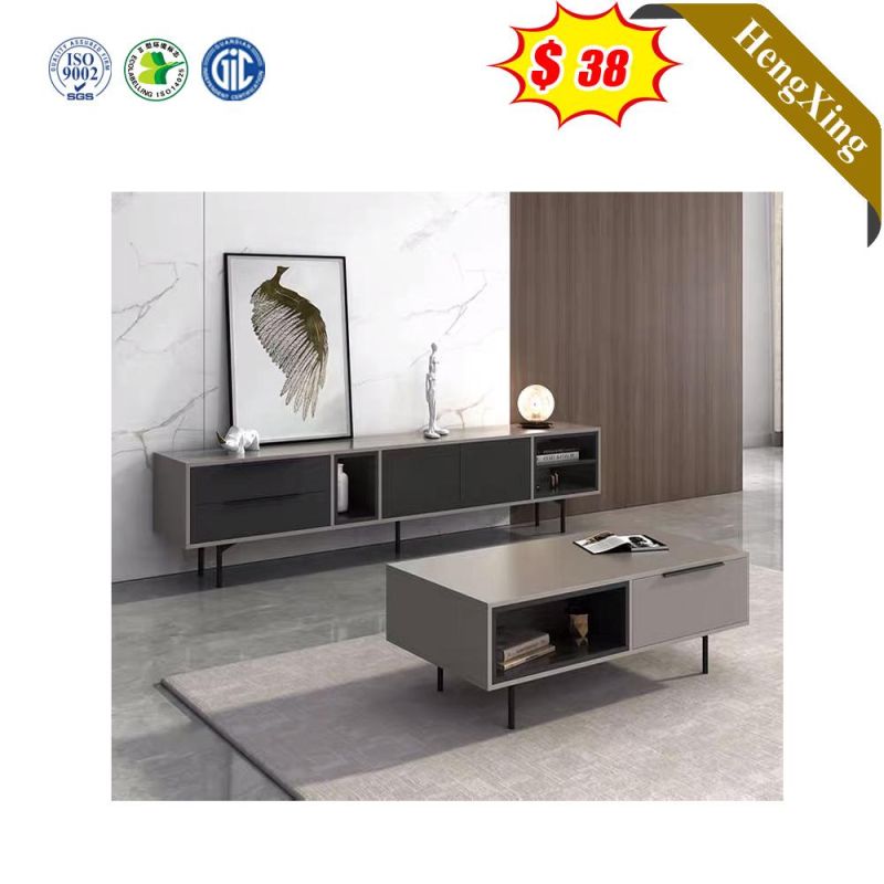 Light Grey Color Living Room Home Furniture Storage TV Stand with Drawers