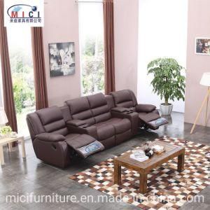 European Style Electric Recliner Sofa Home Cinema Italy Leather Sofa