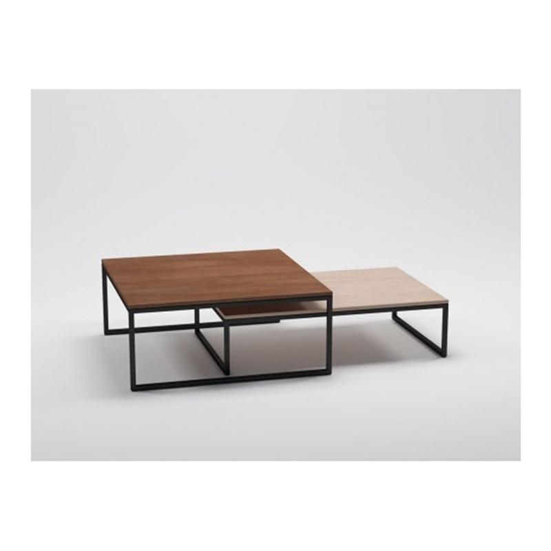 Two Rectangular Wooden Coffee Tables of The Same Color