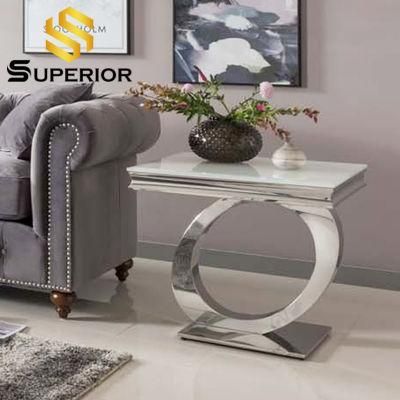 Elegant and Graceful Naturalistic Metal Coffee End Side Table