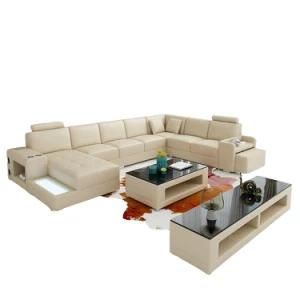 Factory Living Room Safa Wholesale Foshan Furniture Living Room Leather Sofa Set