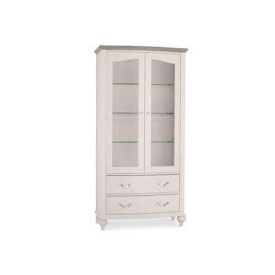 Montreux Grey Washed Oak &amp; Soft Grey Display Cabinet