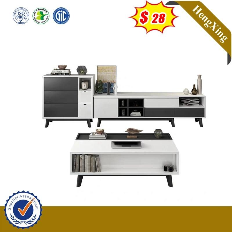 Universal High Quality Wood Furniture Glass TV Table (UL-MFC018)