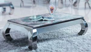 Modern Marble Stainless Steel Coffee Table (B2168)