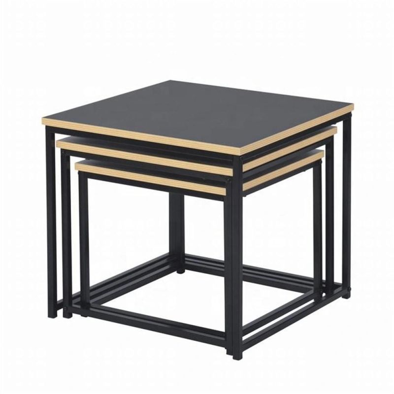 Stacking Square Nesing End Table Set