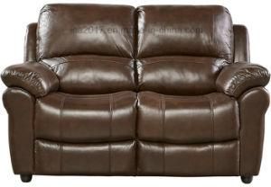 Top-Grain Leather Reclining Sofa