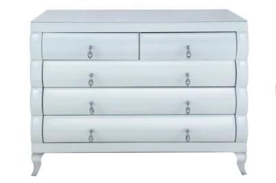 High Quality Cabinet 5 Drawers Mirrored Furniture for Living Room