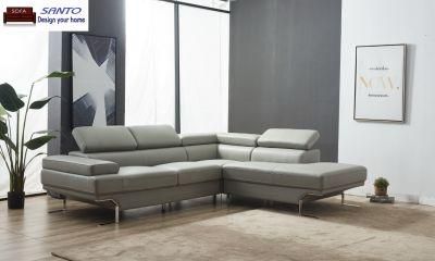 Factory Price Leather Sofa Couch Full Leather Living Room Furniture European Design Furniture Corner Sofa
