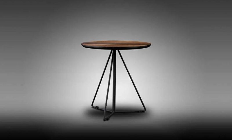CT213 Wooden Side Table, Latest Design Side Table Eucalyptus Color, Italian Furniture Design in Home and Hotel Customized