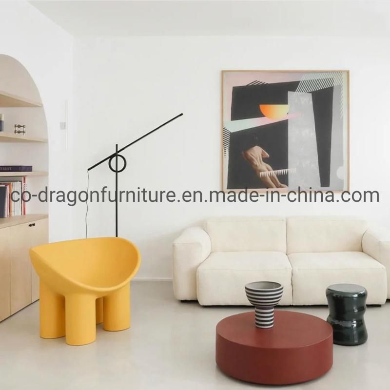 Fashion New Design Home Furniture Plastic Colorful Leather Leisure Chair