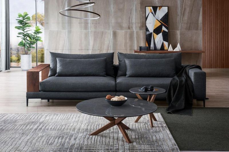 China Manufacturer Latest Newly Modern Furniture Genuine Fabric Sofa Furniture in Home Furniture GS9007