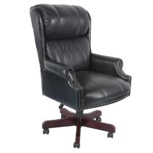 American Executive Office Chair for Home with Wood Frame