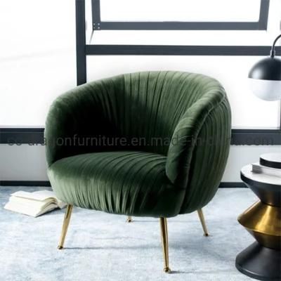 Living Room Furniture Luxury Fabric Leisure Sofa Chair with Arm