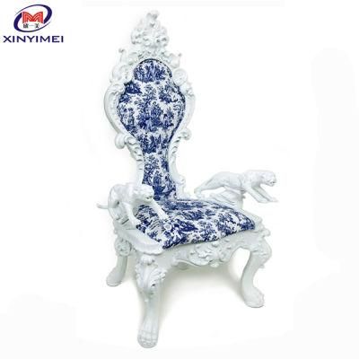 Loveseat Throne Chair Silver Throne Chair Gold Throne Chairs for Wedding Xym-H120