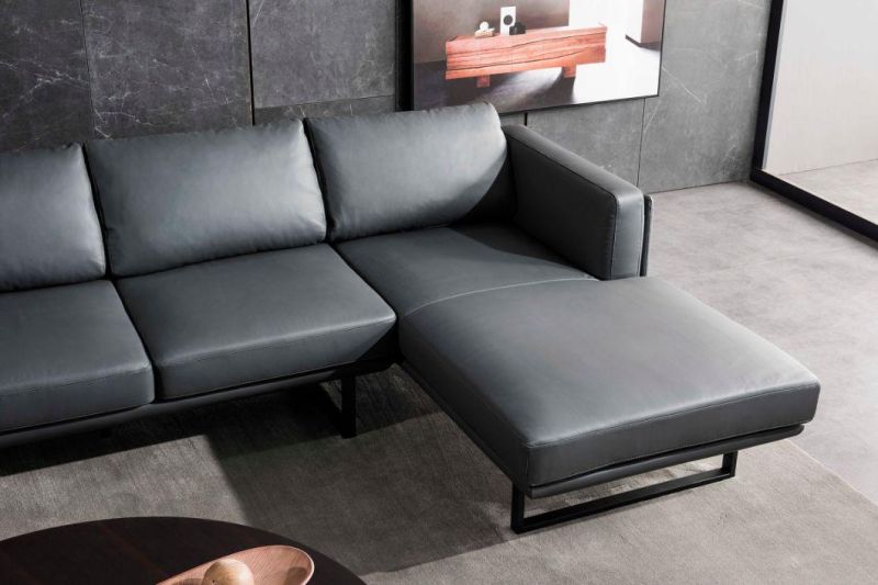 New Modern Furniture Design Leather Sofa Set Living Room Furniture in American Market