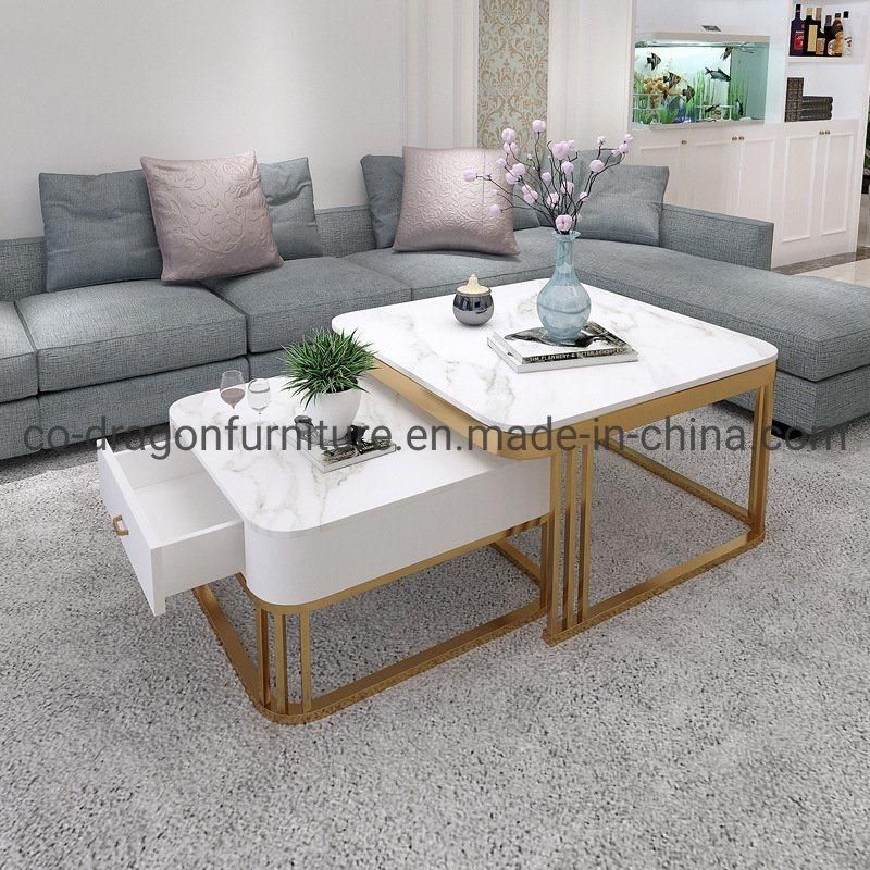 Fashion Hot Sale Square Metal Coffee Table for Home Furniture