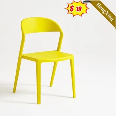 Hot Sale Colorful High Quality Minimalist Design Stackable PP Restaurant Plastic Chairs