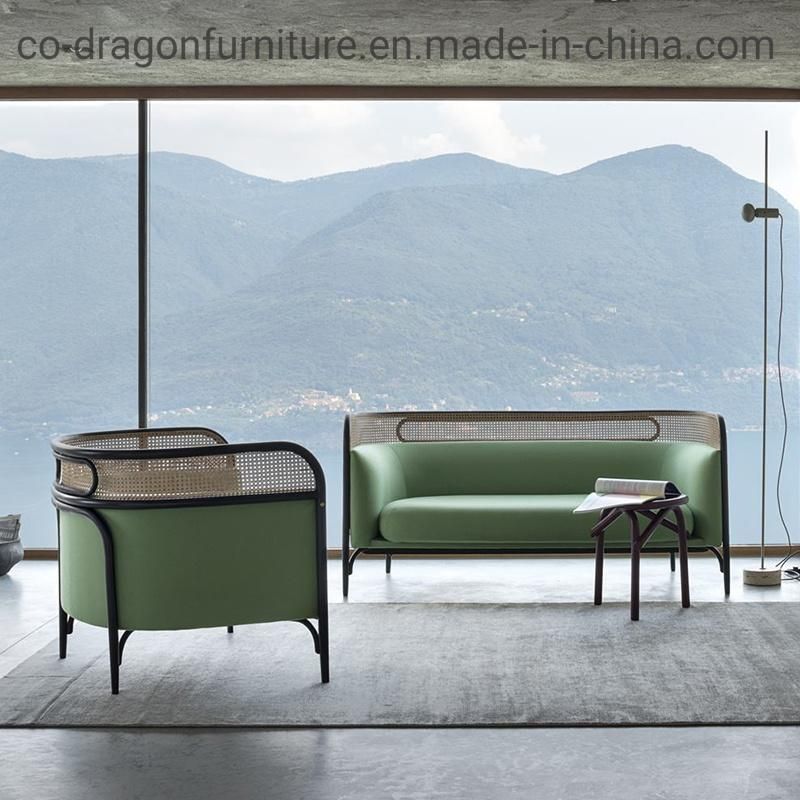 Fashion Luxury Living Room Furniture Fabric Rattan Leisure Sofa Chair