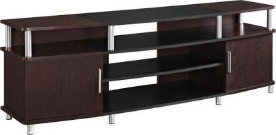Modern Cherry Color Home Carson TV Stand for Tvs up to 70&quot;