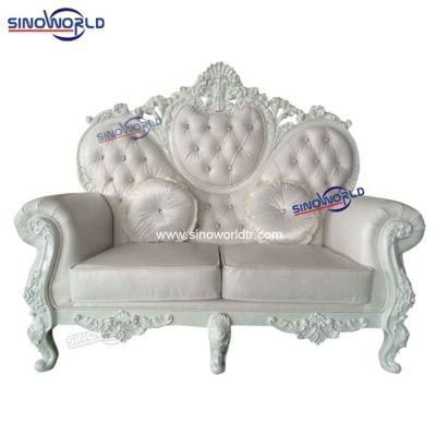 Solid Wood Heart Shape Design 3-Seater for Wedding/Hotel/Home