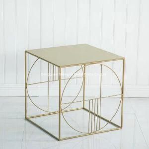 Minimalist Metal Square Side Table Home Furniture Coffee Table