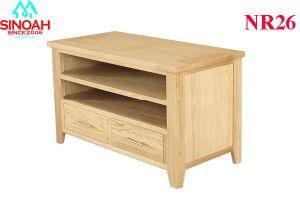 312 Range Solid Oak TV Stand/Wooden TV Cabinet/TV Unit (NR26)